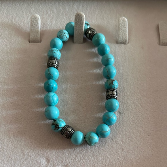 Blue Marble bracelet - Picture 3 of 4